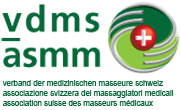 Logo de la VDMS-ASMM, association suisse des masseurs médicaux diplômés