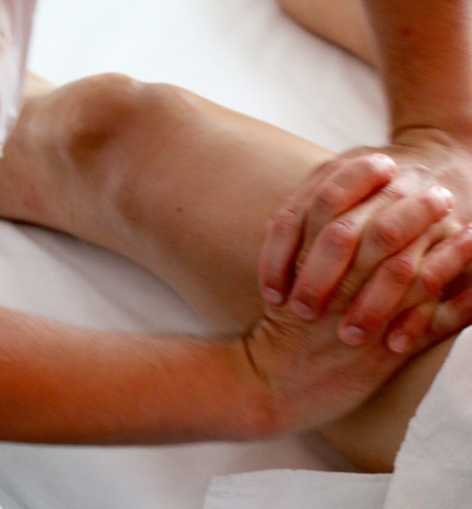 Massage sportif de la cuisse - séance de massage médical à Lausanne